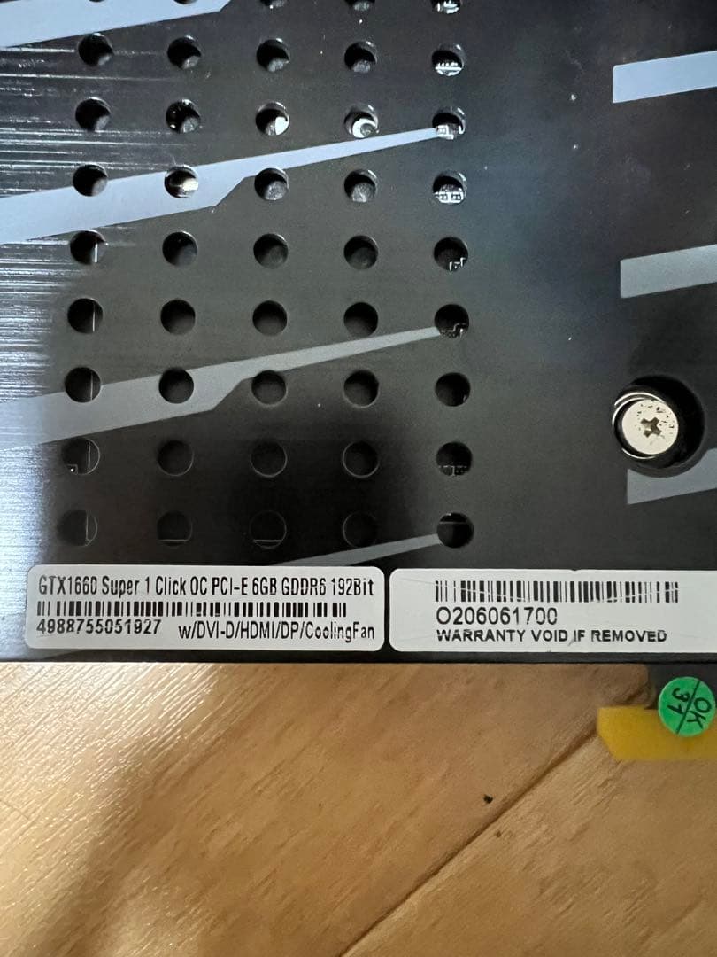 1660super グラフィックボード