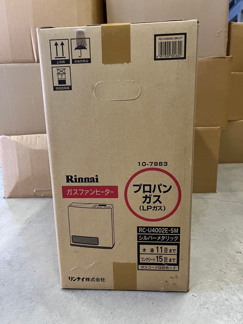 Rinnai ガスファンヒーター RC-U4002E-SM