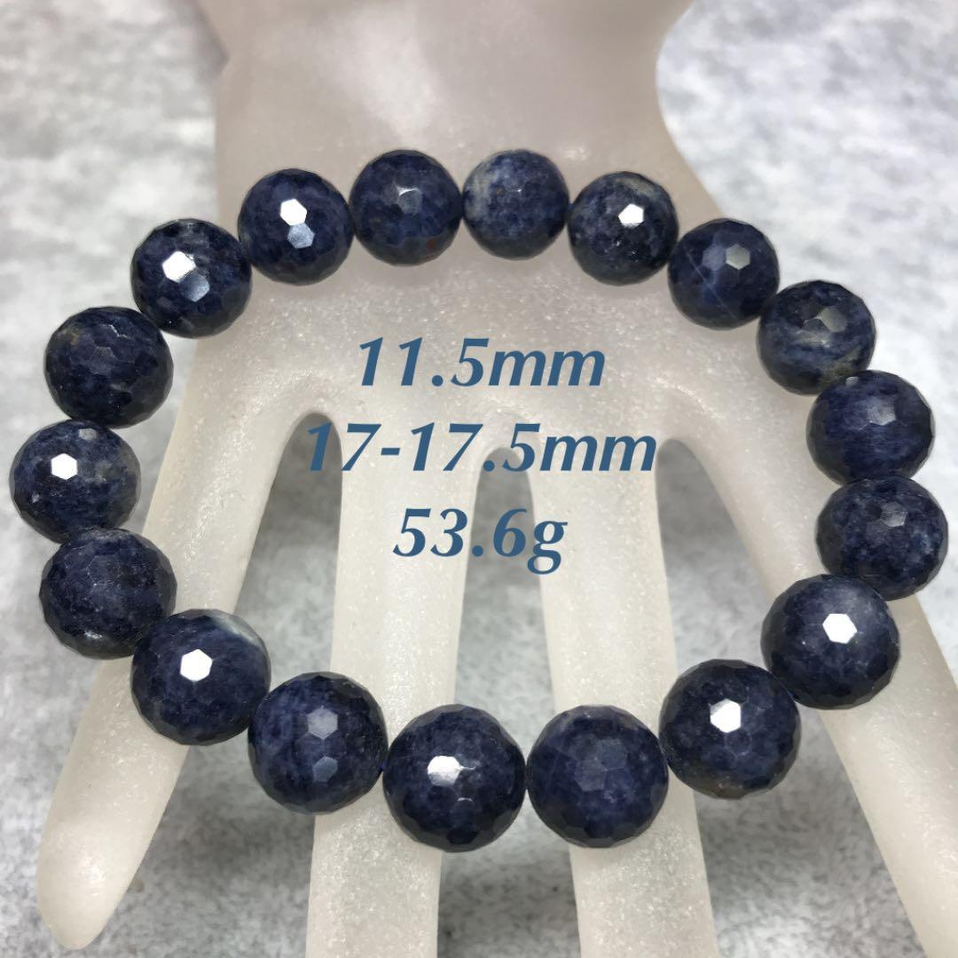 S0★特選ご奉仕★希少☆勝利を呼ぶ石【サファイア『青玉』ミラーカットブレス】❤️