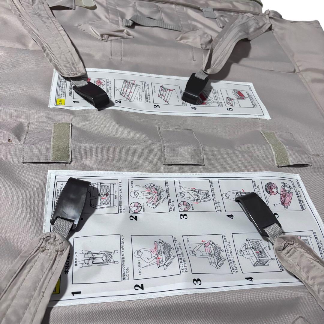 【美品】Aprica アプリカ ココネル ベビーベッド　66041 ココア