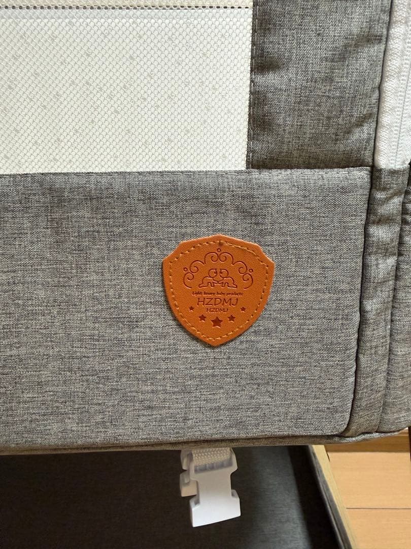 HZDMJ ベビーベッド 折りたたみ 添い寝 新生児（0〜24ヶ月） 高さ6段階