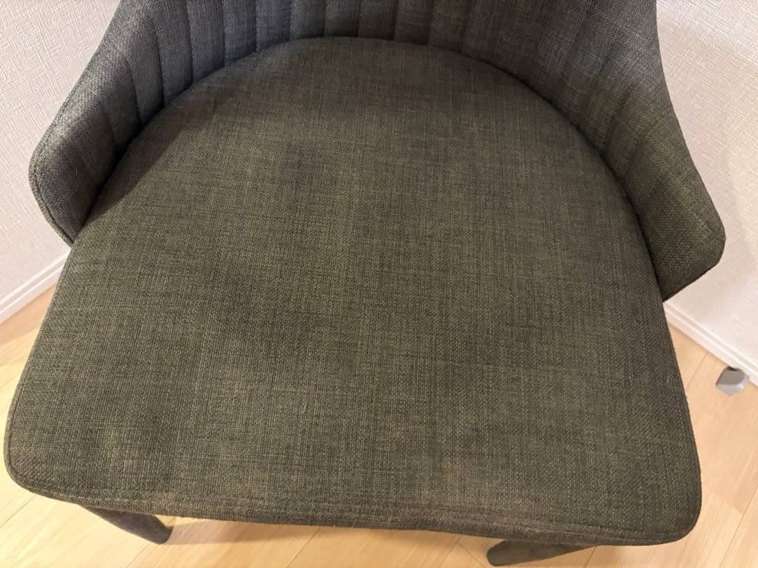 Francfranc フランフラン リネア チェア ダークグレー 2個セット