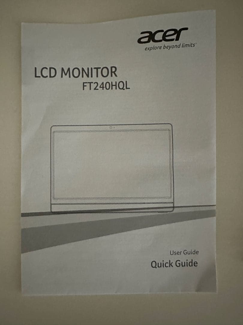 Acer 大型ディスプレイ スタンド付き