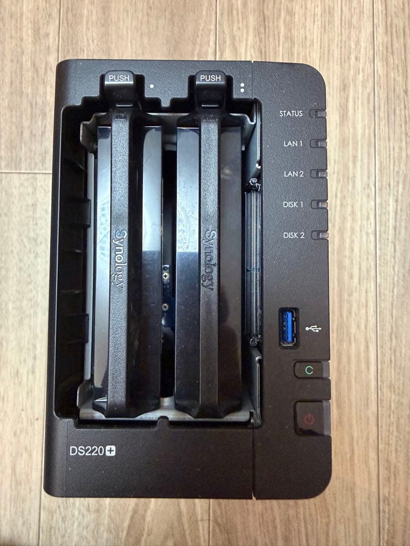 Synology NAS DS220+ ジャンク　電源なし