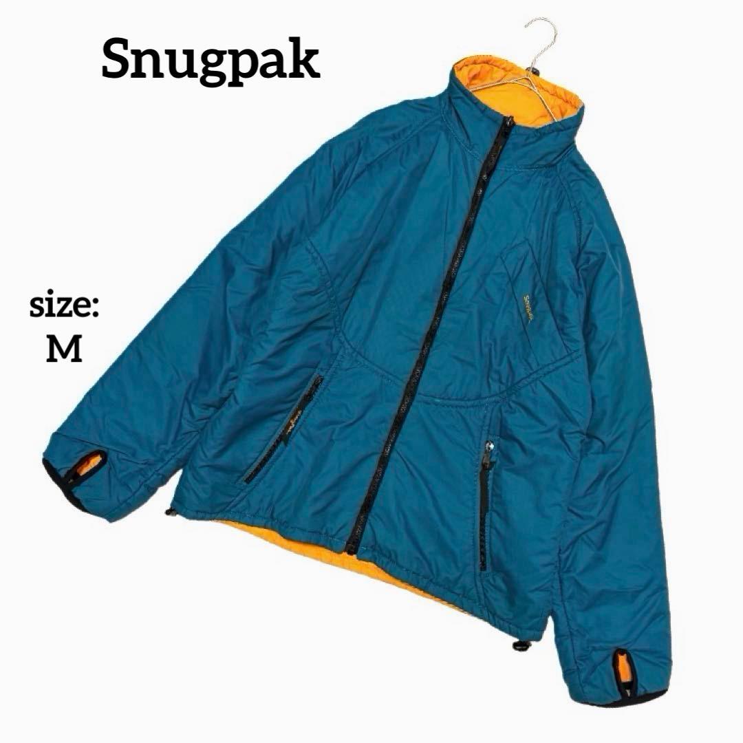 スナグパック ナイロンジャケット リバーシブル フルジップ 中綿 アウター M