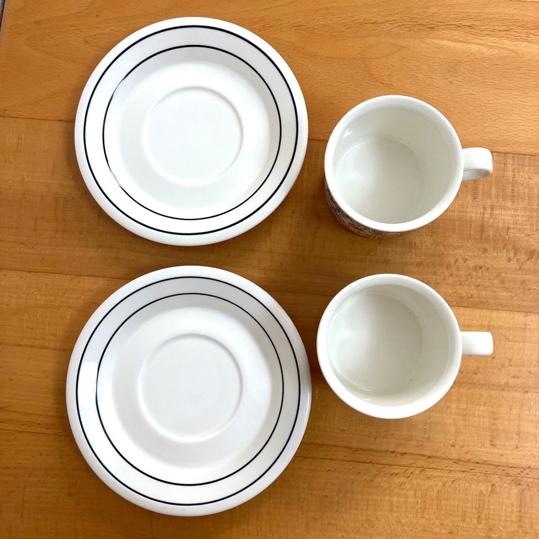 ARABIA ヴィンテージ krokus/クロッカス C&S 2客