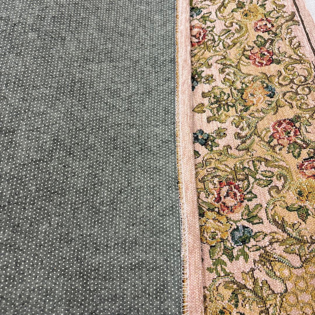 中国製シェニール織の玄関マット　新品