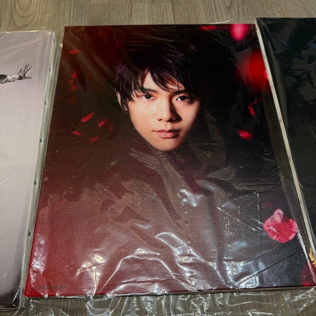 羽生結弦 プレミアムキャンバスパネル 3枚セット 完全受注生産