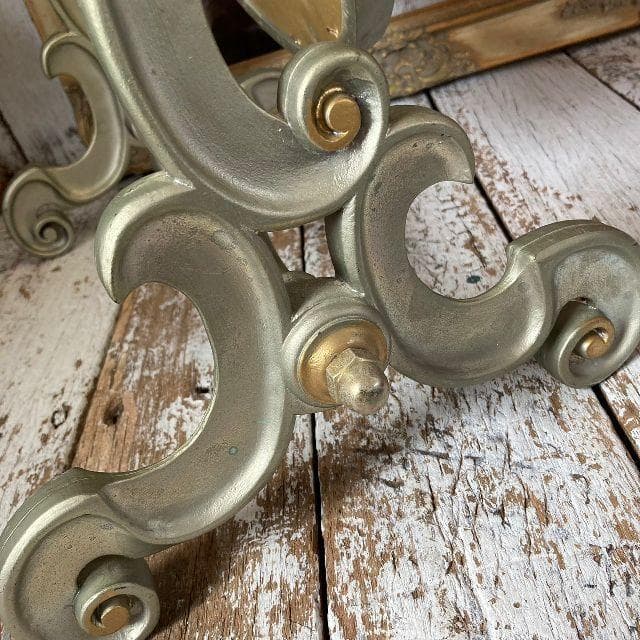 イタリア ヴィンテージ*ロココ調 スタンドミラー*伊製 ヨーロピアン 置き鏡