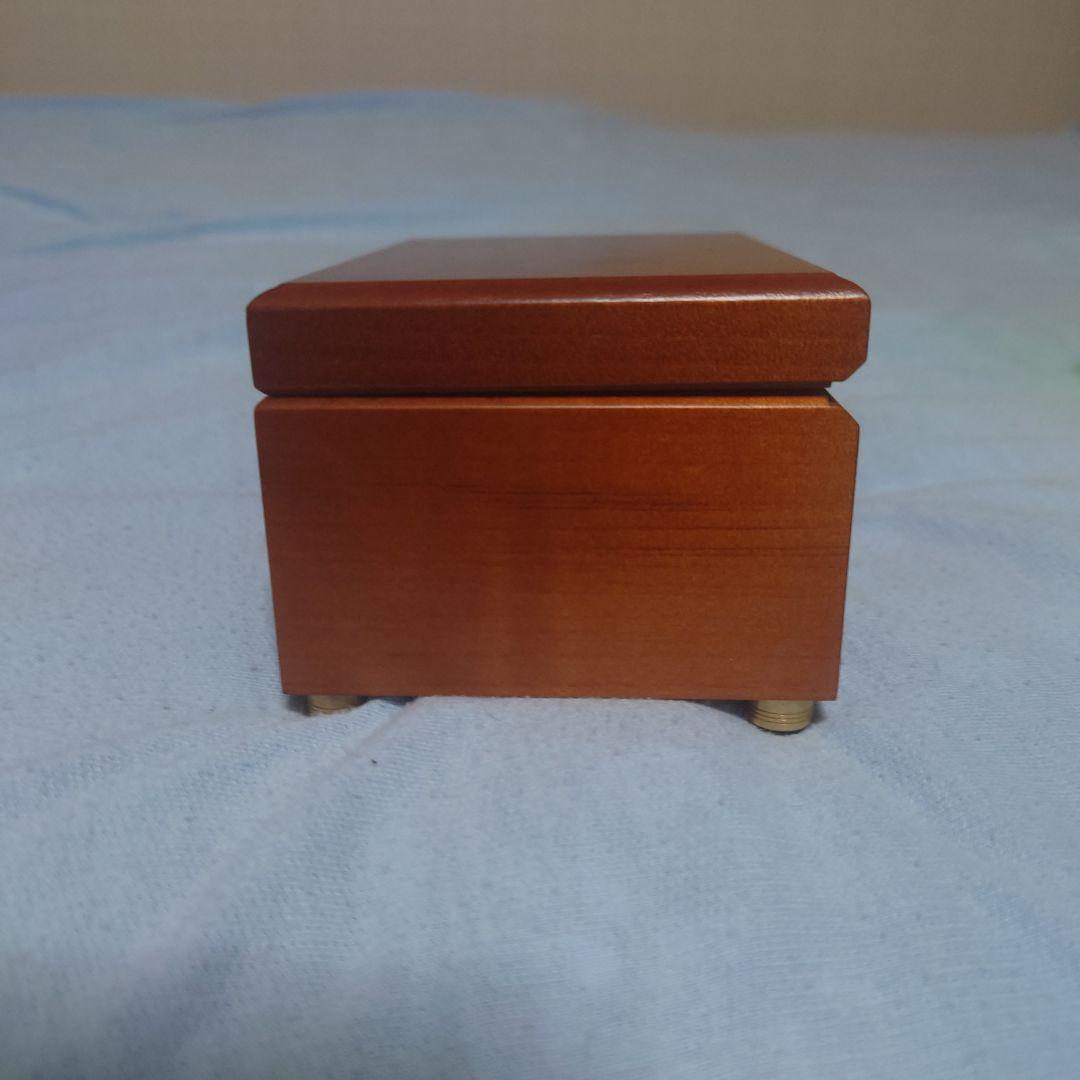 木製オルゴールボックス ミラー付き