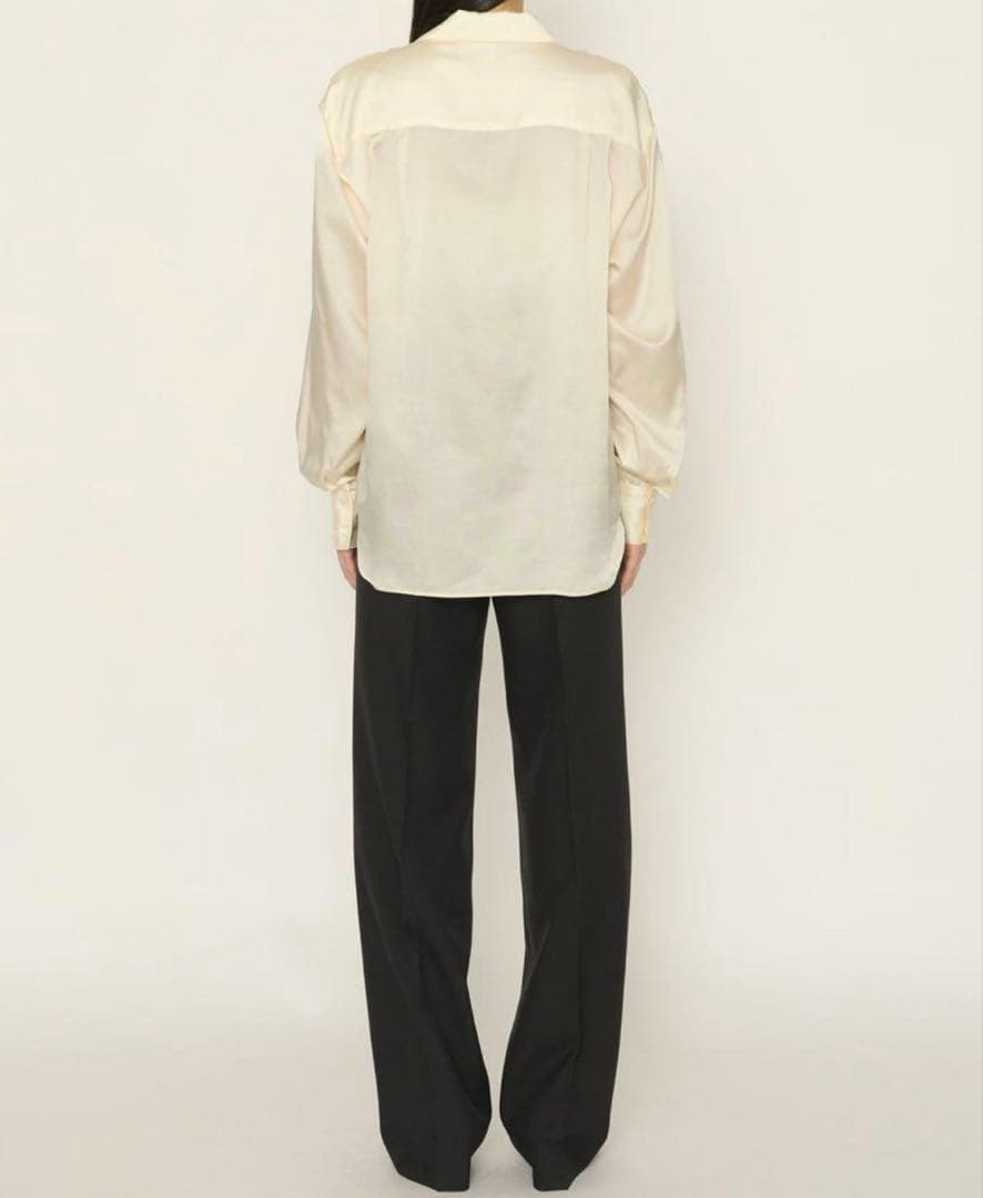 enof silk shirt EN24SH060104 Ecru エクリュ