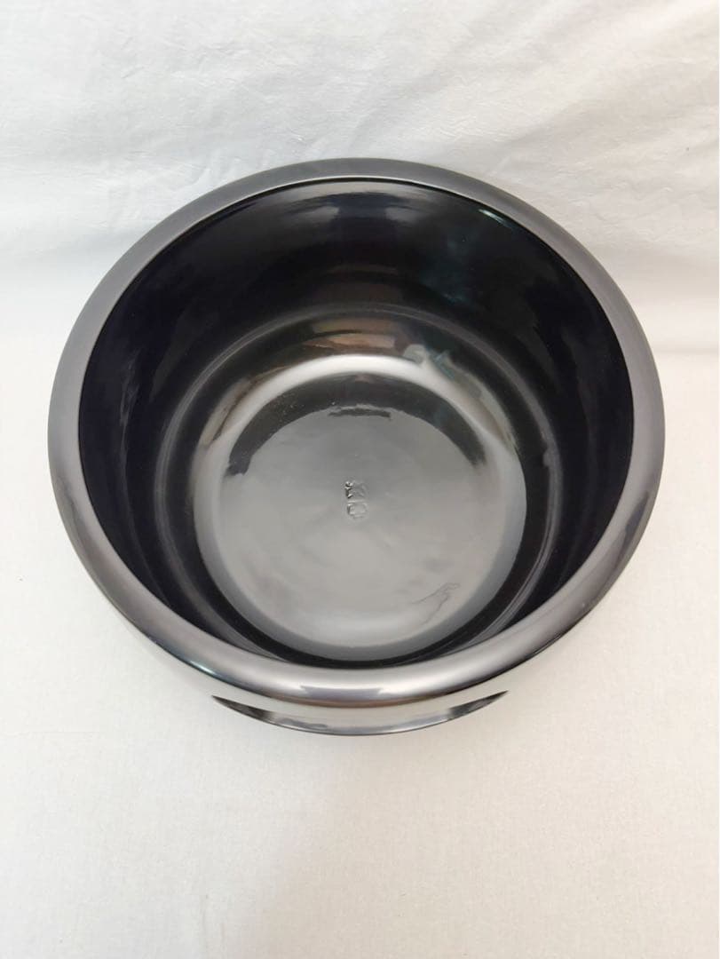 ほぼ未使用 茶道具 崇雲造 黒真塗 眉風炉 土風炉 陶印 底瓦 前瓦 火箸等元箱