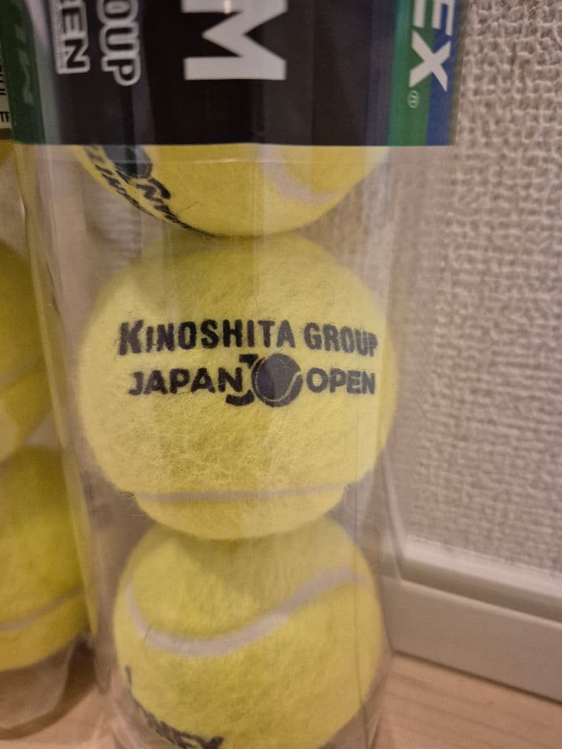 た*ん様 YONEX ツアープラチナム４球入✕３缶木下グループジャパンオープン仕