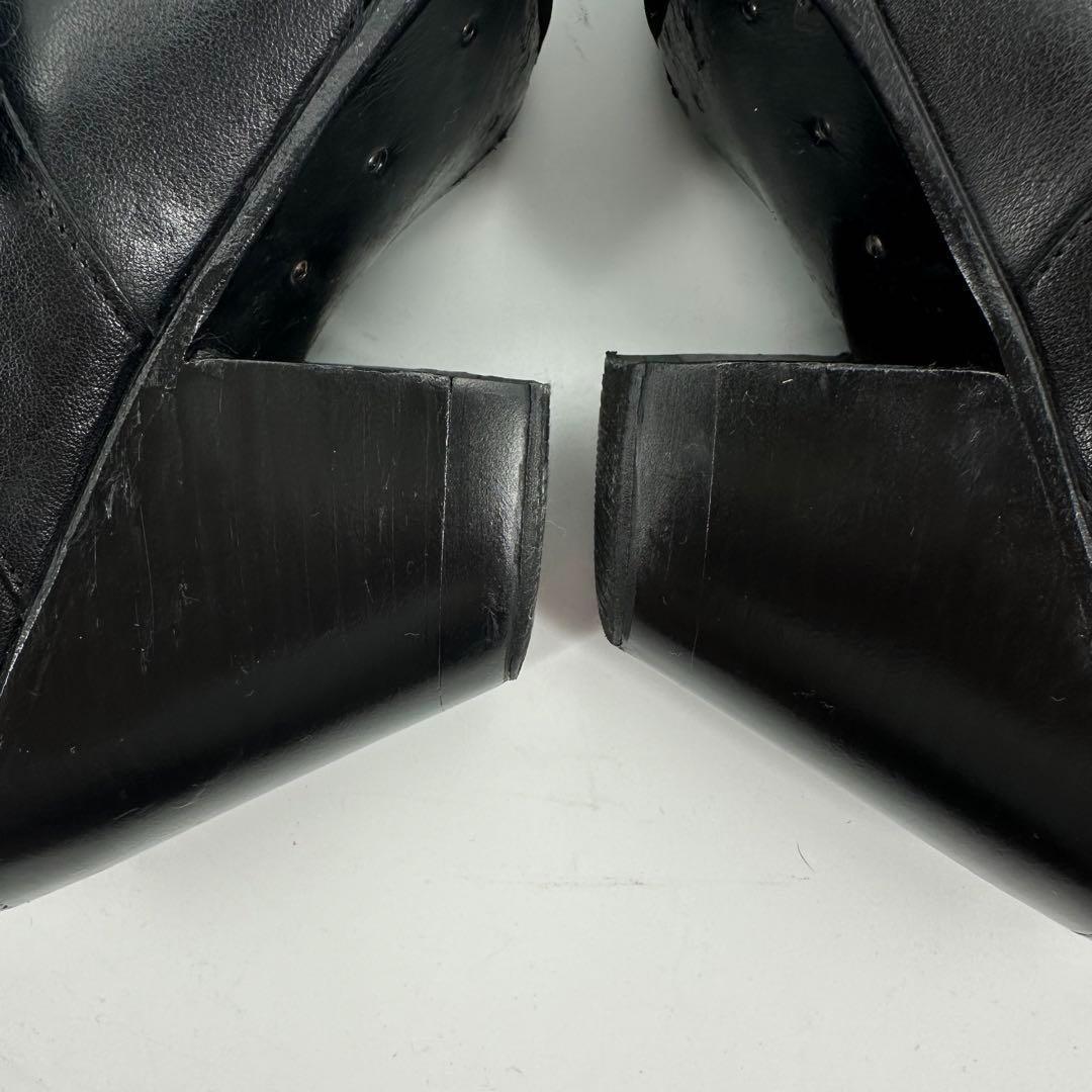 【エディ期】 19SS CELINE 35 ブーツ ブラック 黒 レザー ヒール