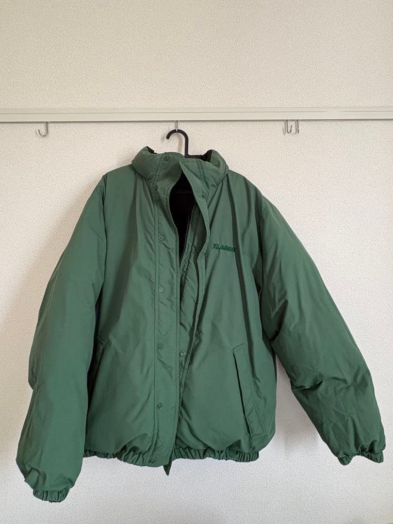 XLARGE リバーシブルダウンジャケット グリーンブラック L