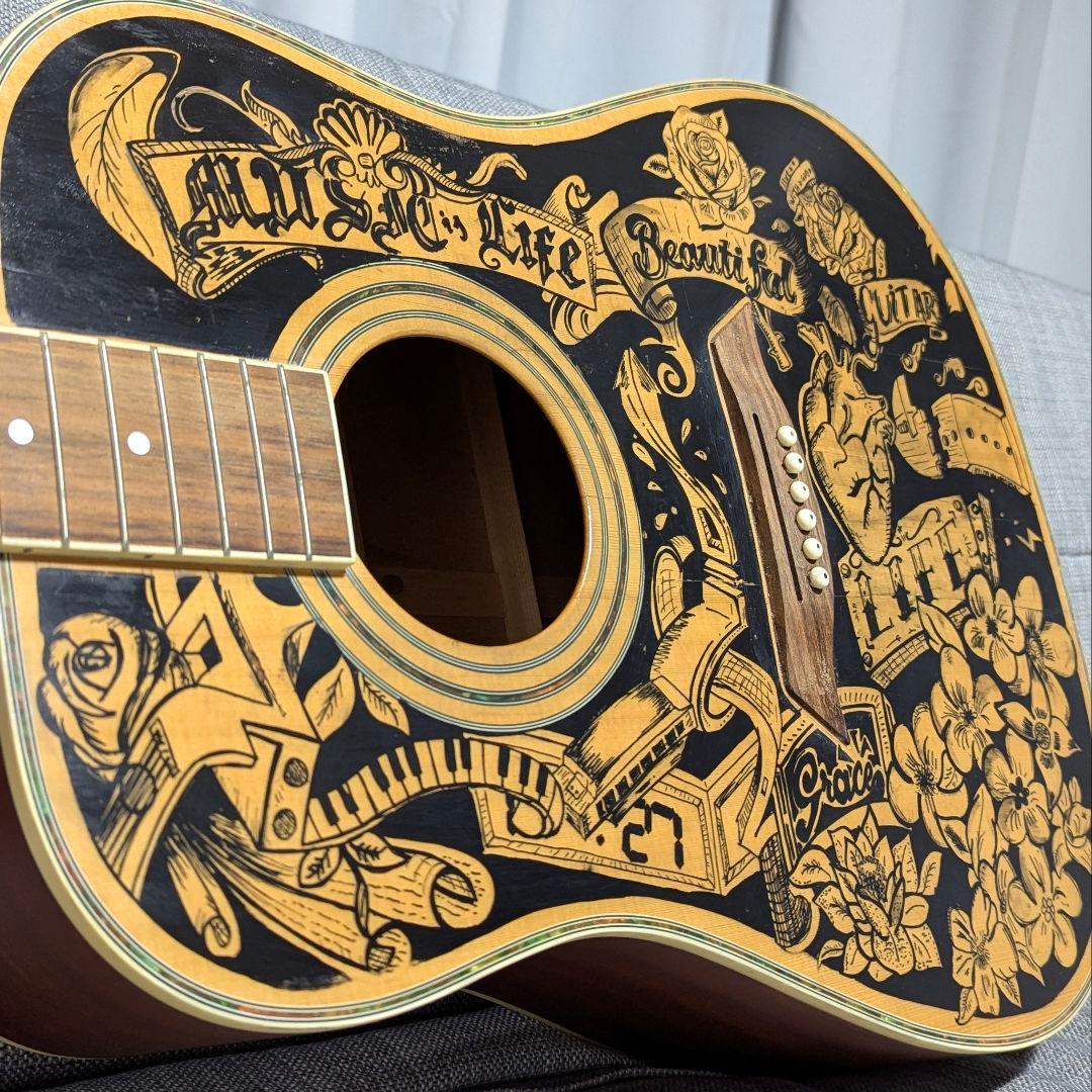 Elioth製カスタムフォークギター