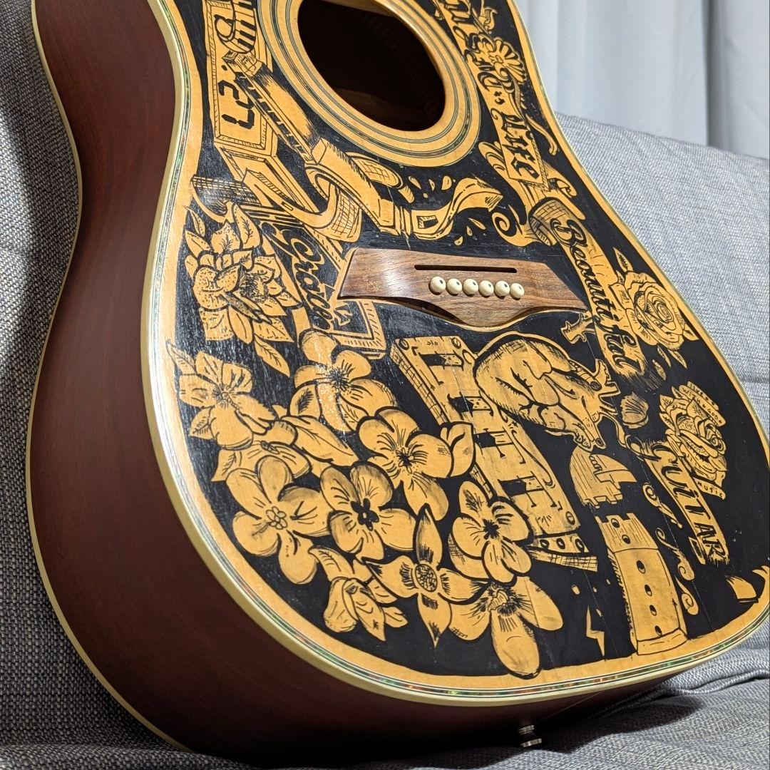 Elioth製カスタムフォークギター