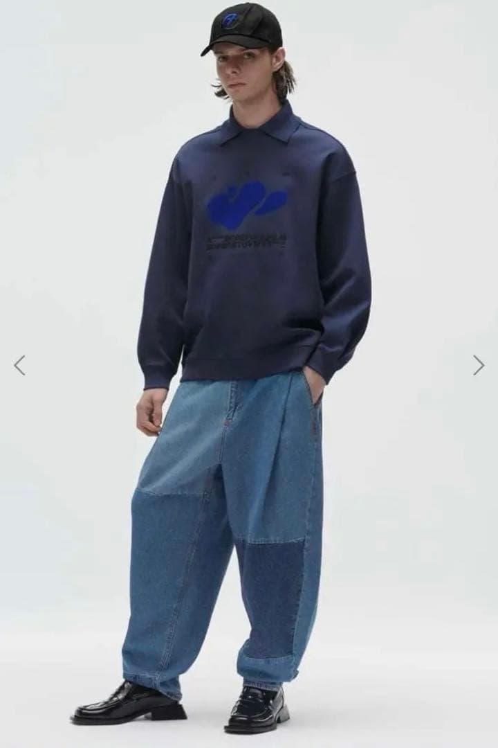 ZARA ADERERROR コラボ トレーナー ネイビー