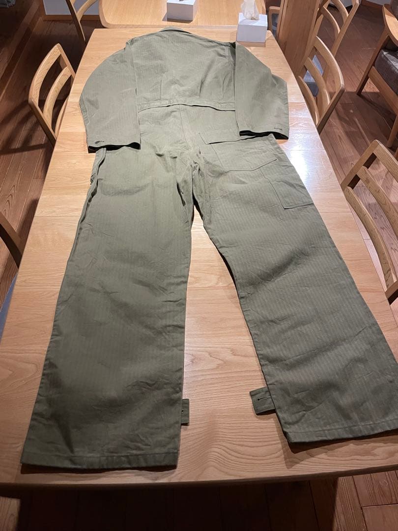 レア　デカサイ　バズリクソンズ　つなぎ　ジャンプスーツ　 オリーブ 44Ｒ