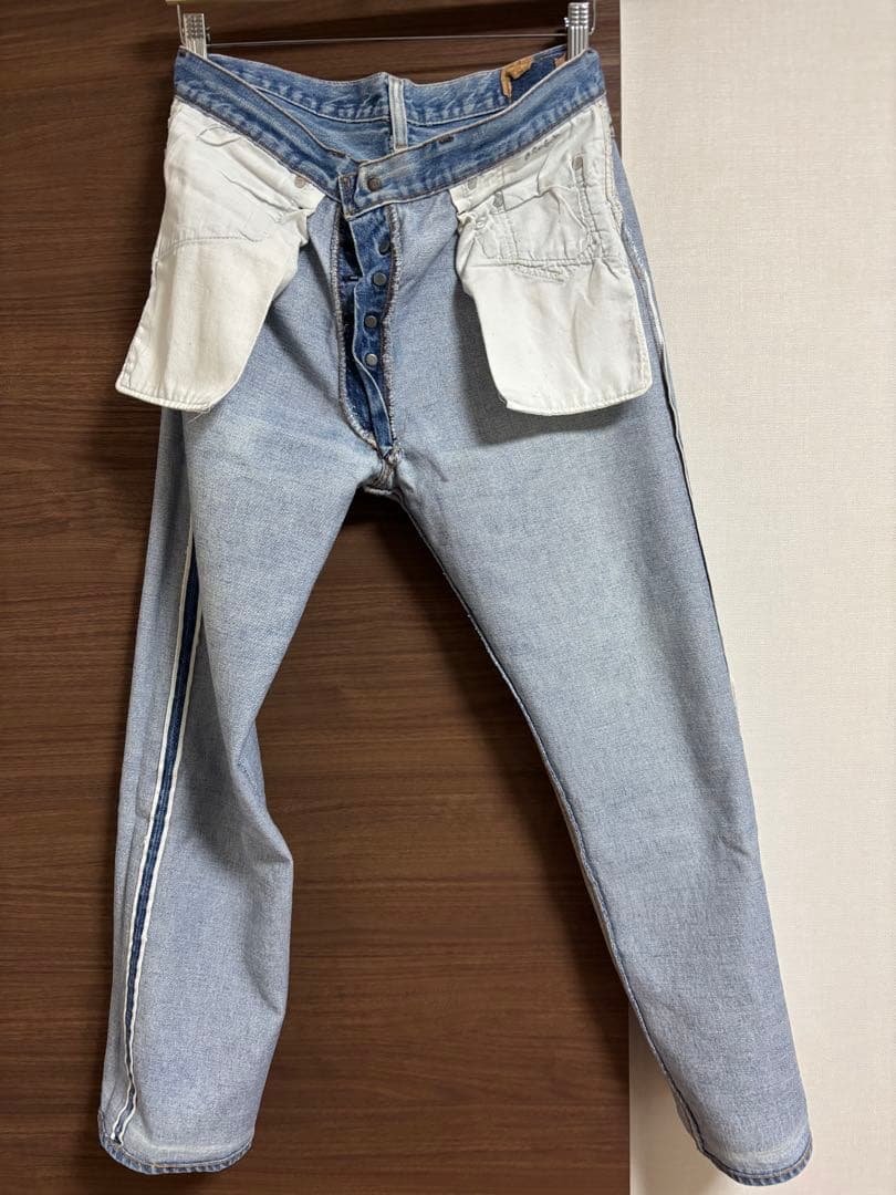 Levi's 501ライトブルー ストレートデニム赤耳