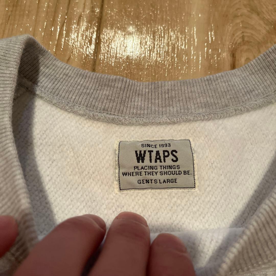 黒豆 WTAPS ダブルタップス スウェット カレッジ グレー L