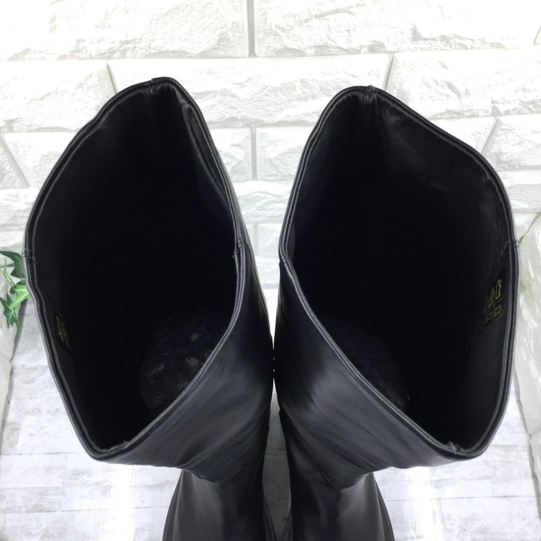 【美品】 PELLICO SUNNYペリーコサニー厚底ロングブーツ黒24.5cm