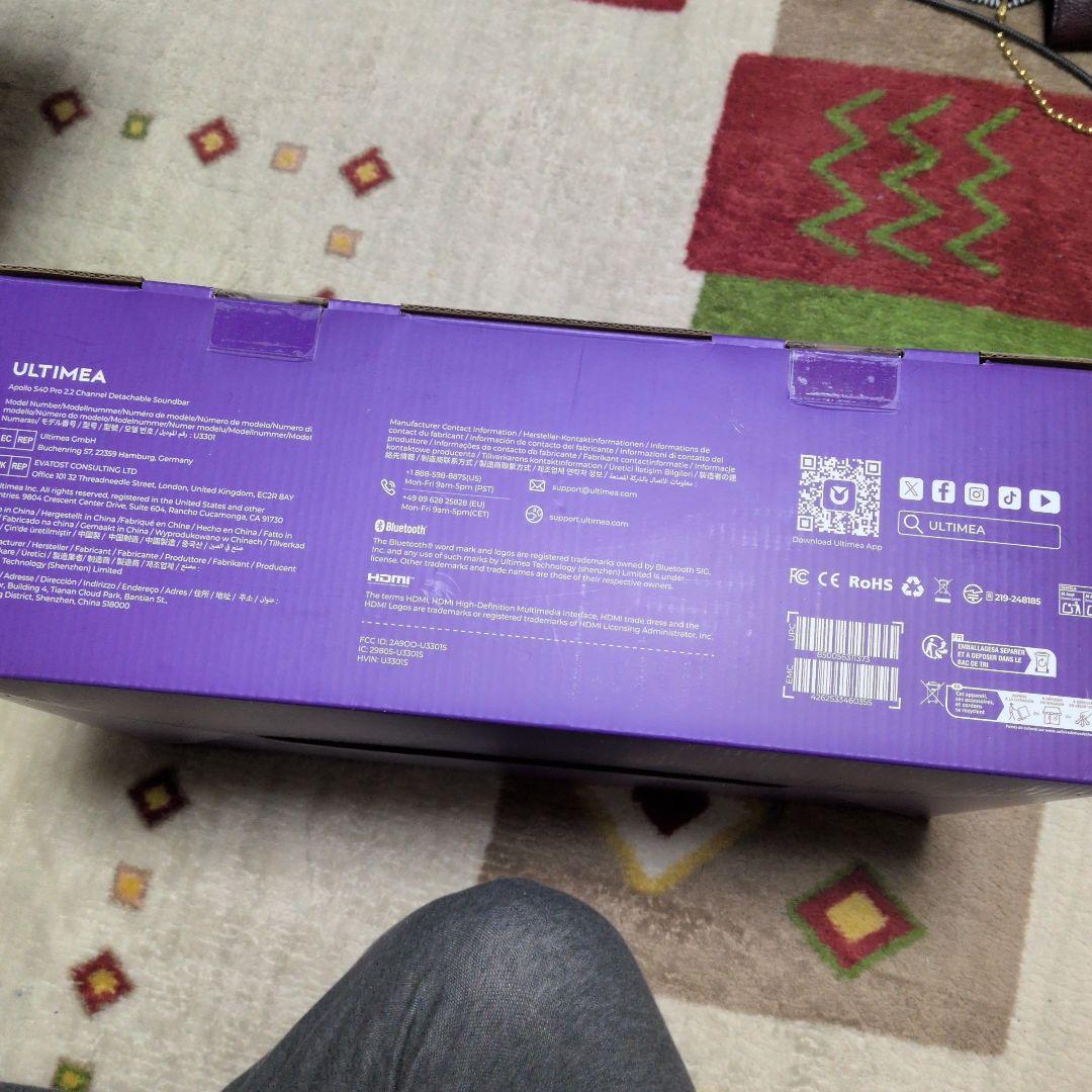 ULTIMEA Apollo S40 Pro サウンドバー