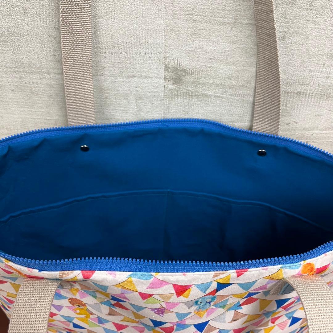 yukiemonハンドメイド　45㎝ファスナービッグトートバック　③
