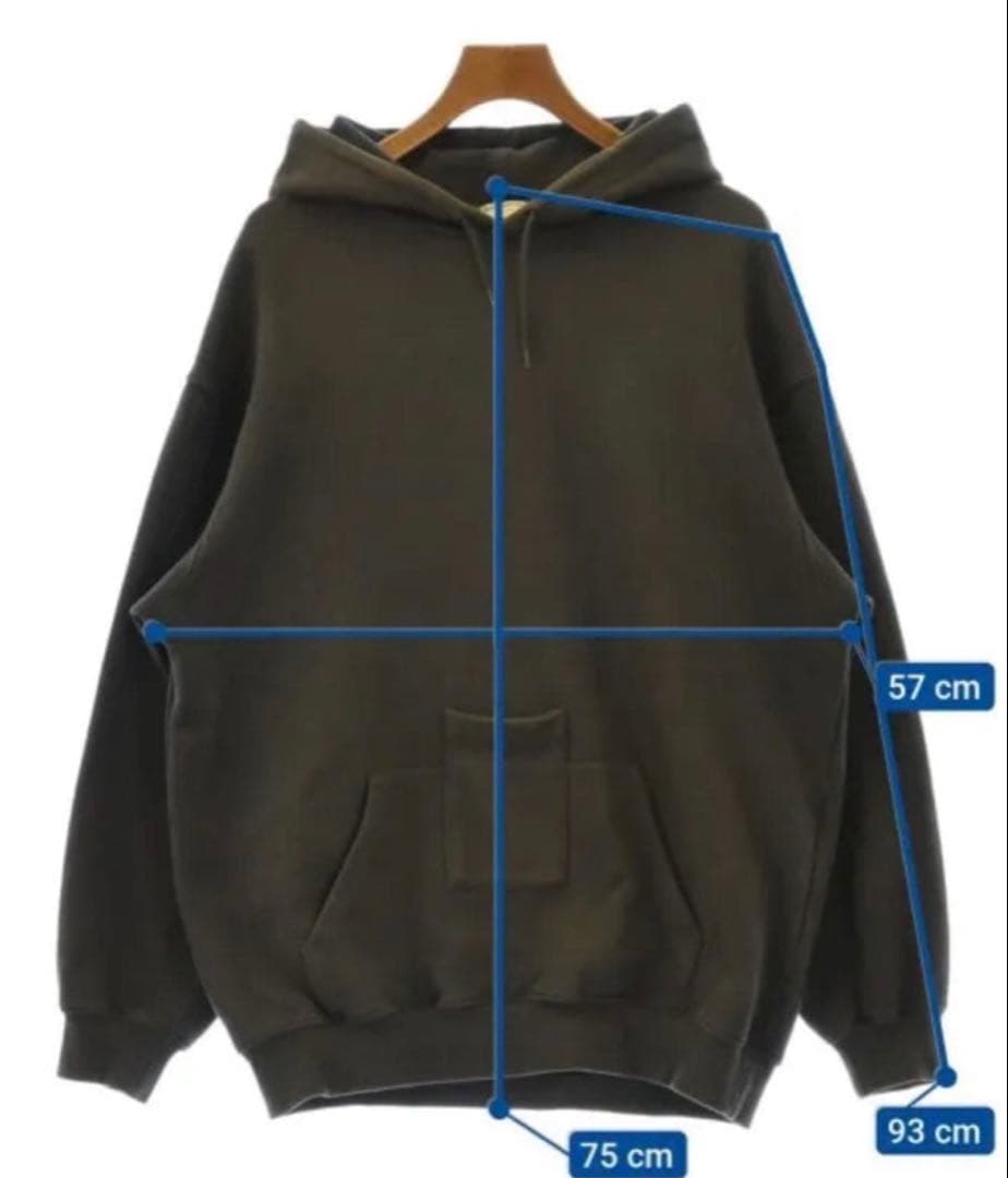 BALENCIAGA ダークグレー フーディ