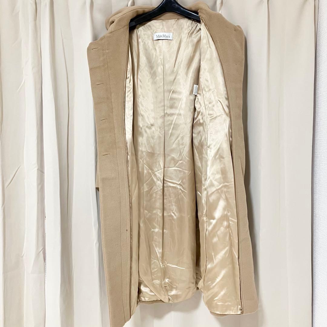 MaxMara マックスマーラ ウールコート カシミヤ入り 白タグ