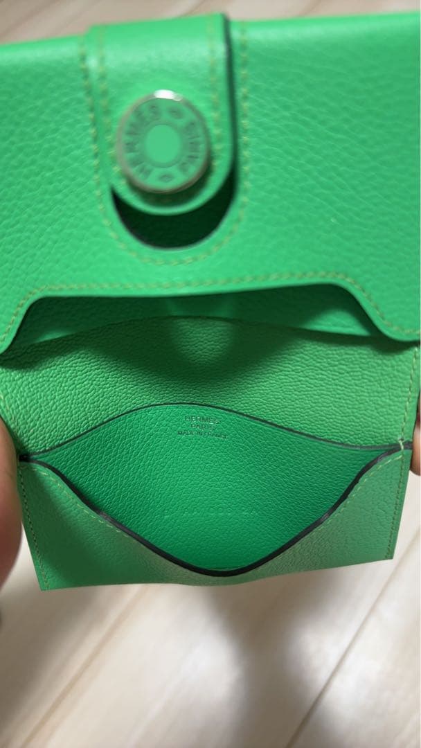 HERMES R.M.S カードケース　Vert Vertigo