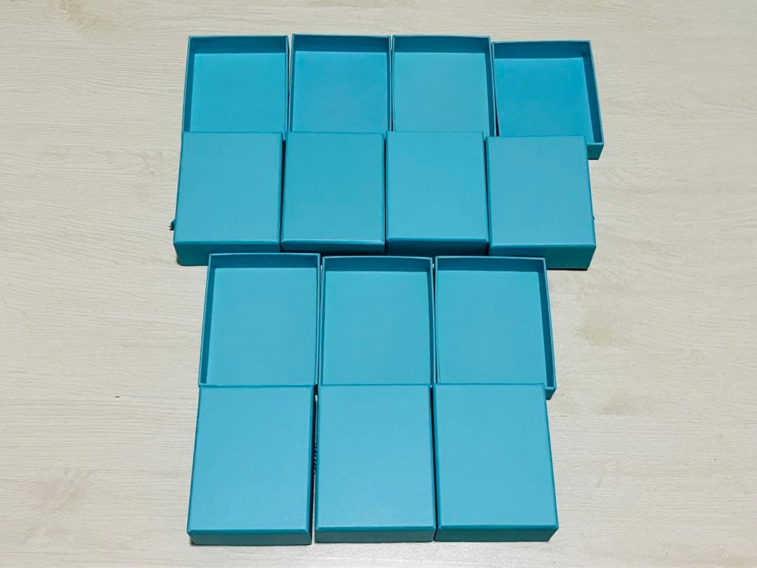 Tiffany & Co. アクセサリー空箱　ギフトボックス 7個セット　現行品