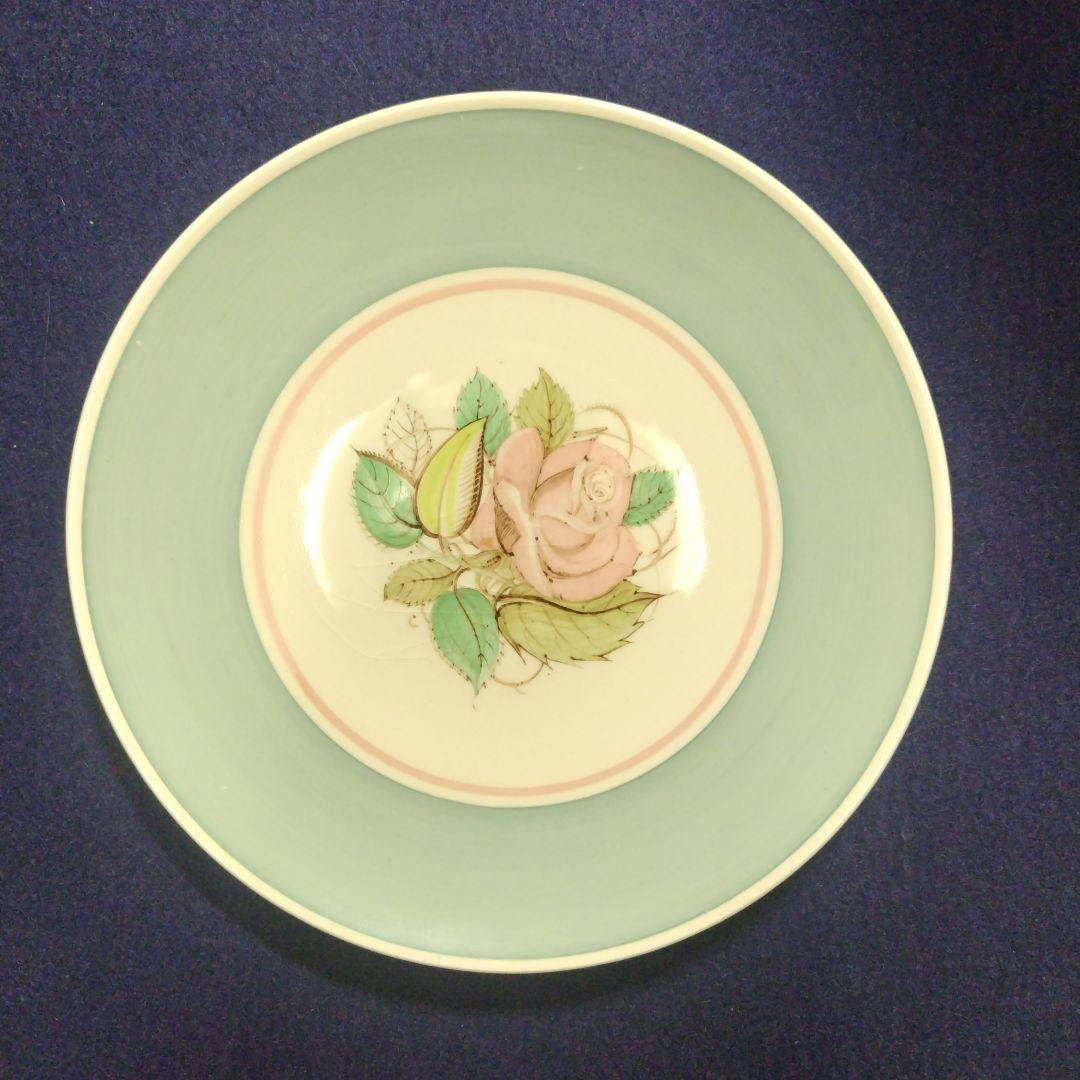 ほぼ未使用、スージークーパー「パトリシアローズ」直径20cmプレート、4枚セット