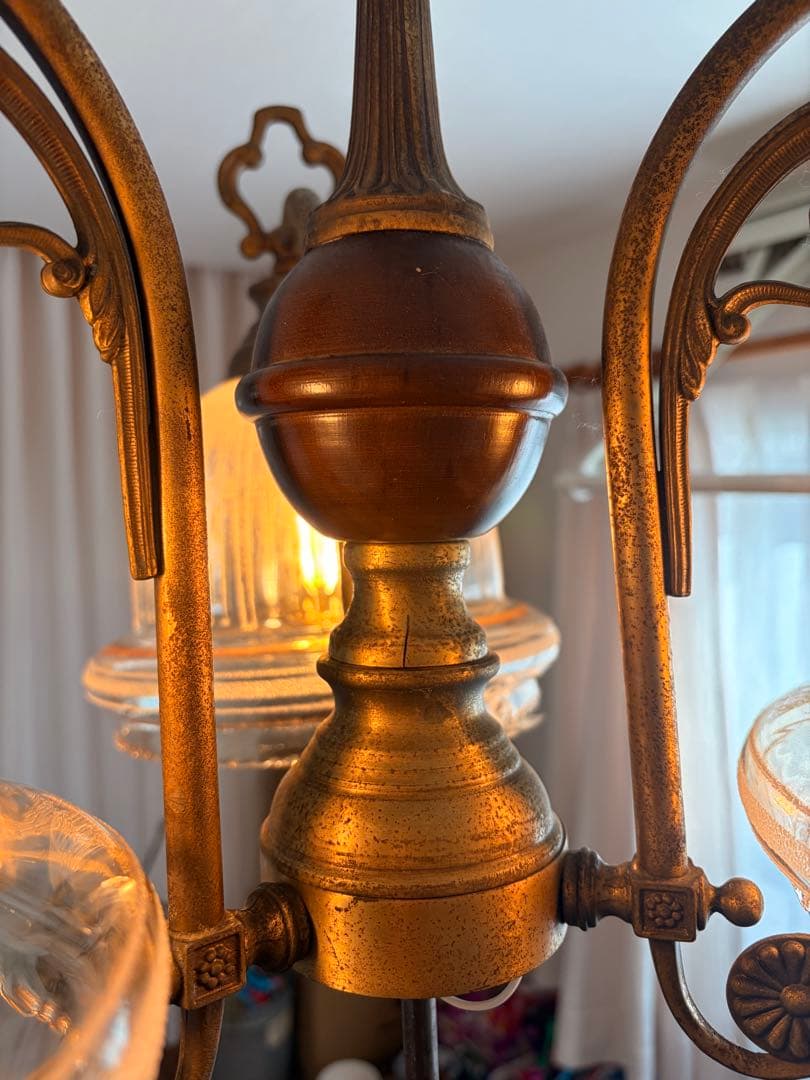 ヤマギワ　yamagiwa アンティーク　照明　レトロ　シャンデリア