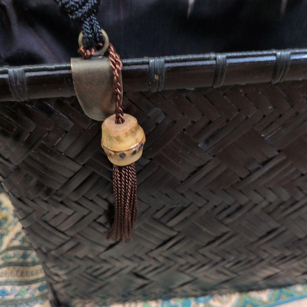 NoriP　公長斎小菅　竹公長　かごバッグ