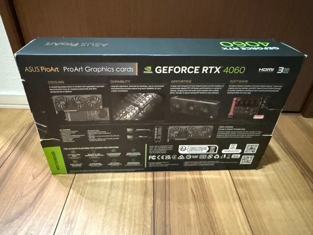 ASUS ProArt GeForce RTX 4060 8GB 美品