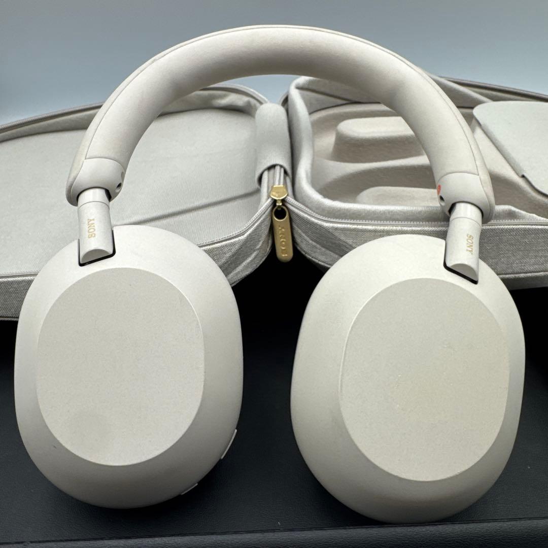 SONY ワイヤレスヘッドホン グレー ケース付き