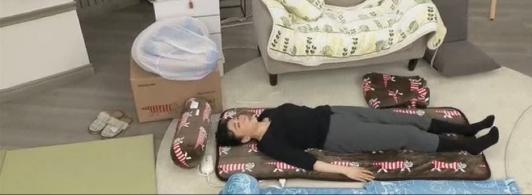 リサラーソン マイキー柄 電気マット あったかごろ寝マットクッション付き