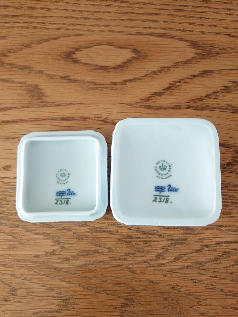 【貴重】ロイヤルコペンハーゲン ボンボニエール スクエア【廃盤】