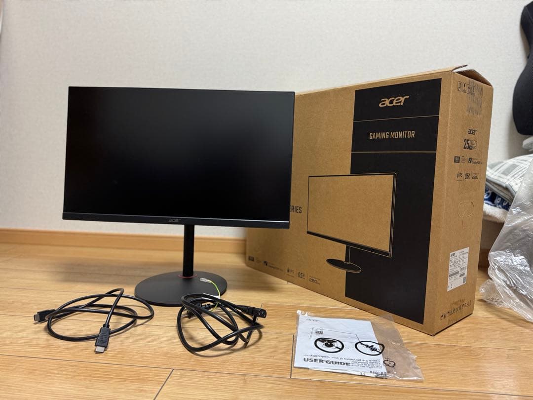 Acerゲーミングモニター24.5インチ IPS FHD 0.5ms 240Hz