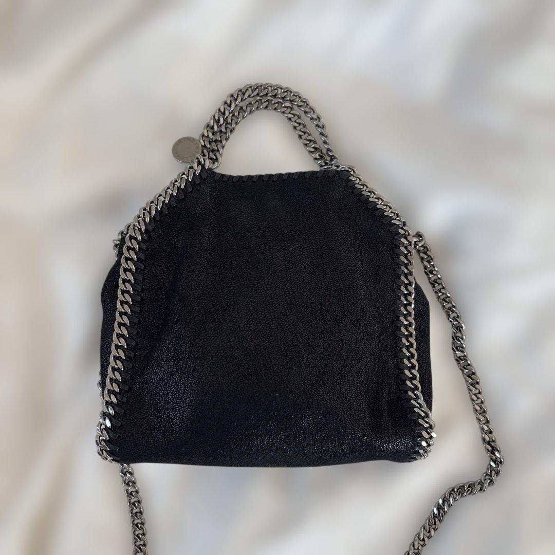 極美品【Stella McCartney】ファラベラタイニートートバッグブラック