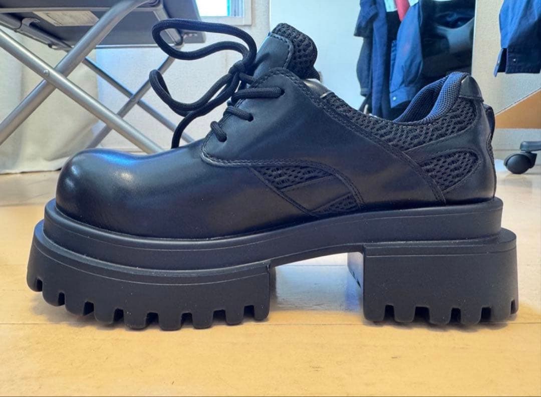 リマジン似　ダービーシューズ　厚底