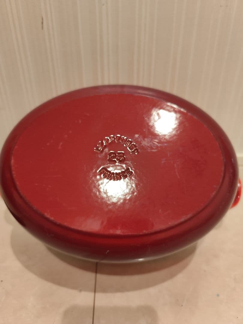 LE CREUSETル・クルーゼ ココットオーバル チェリーレッド 23cm