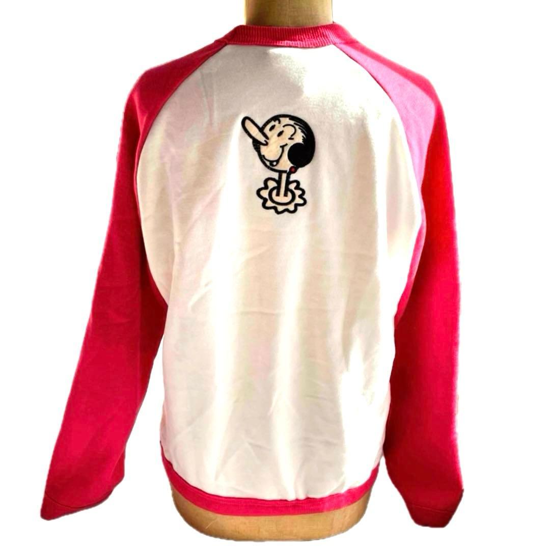 【45rpm】オリーブ・オイル ラグランスリーブトレーナー 刺繍 ポパイ レア