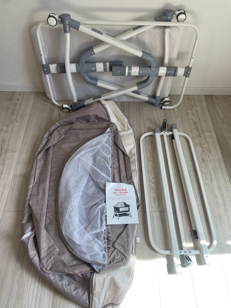 Vinona メッシュサイド ベビーベッド