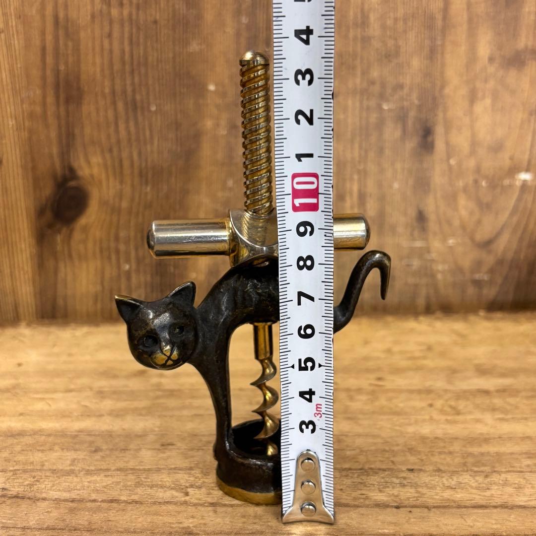 vintage MONOPOLE モノポール黒猫 ワインオープナー