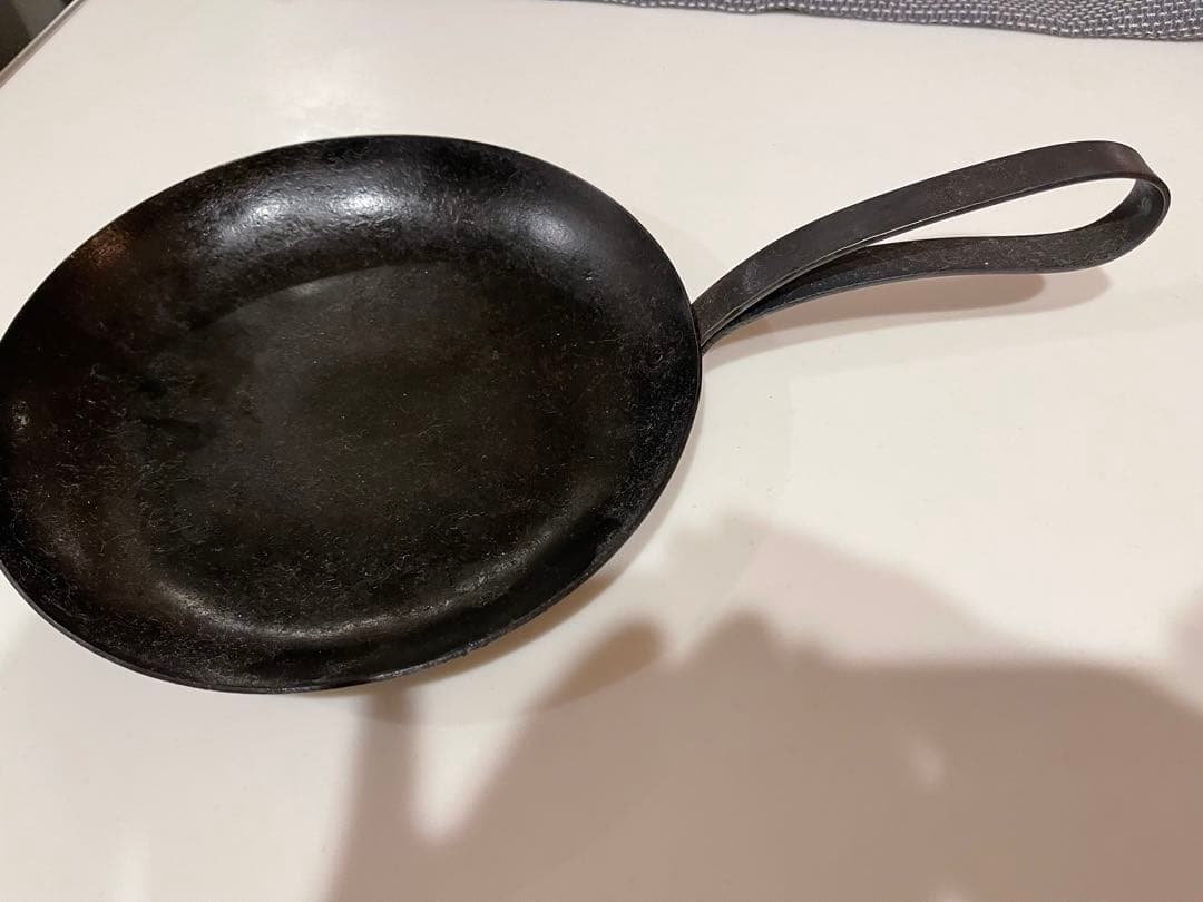 河原崎貴★鉄製フライパン小★くらしのギャラリー作家キャンプアウトドア