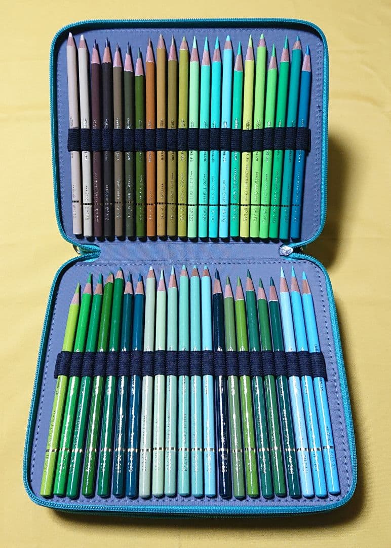 ホルベイン アーチスト色鉛筆 150色 オマケ5本 計155本 ケース付き