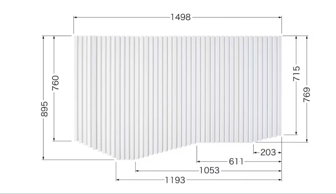 ヤマハシステムバス用 風呂ふた 巻きふた GB10010699