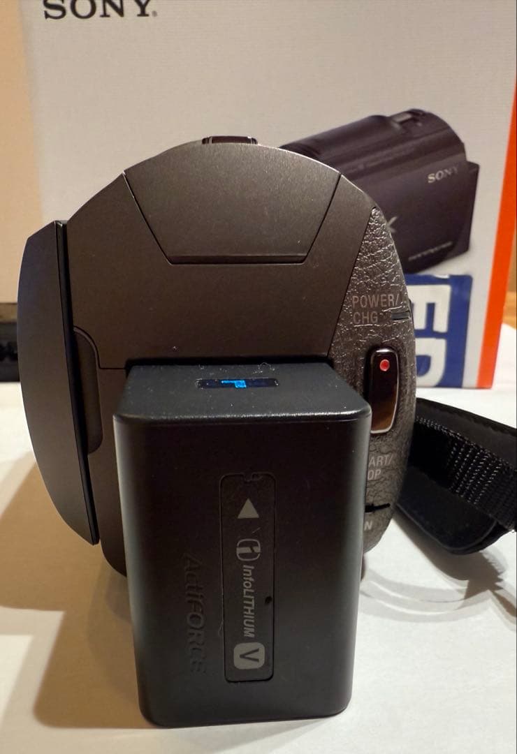 【マロン】SONY FDR-AX45A TI ビデオカメラ SDカード付き